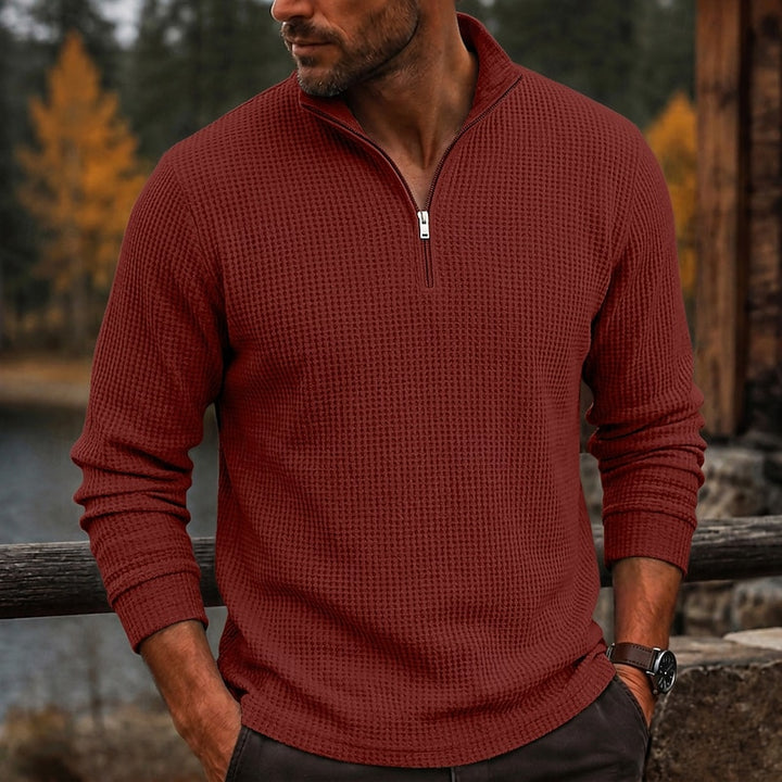 Sullivan | Textured Quarter-Zip Pullover