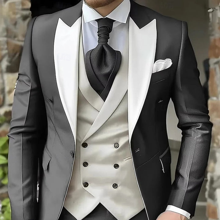 Emmett | Peaked-Lapel Three-Piece Set