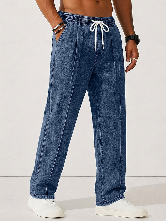 Stanley | Men's Washed Cotton Drawstring Trousers