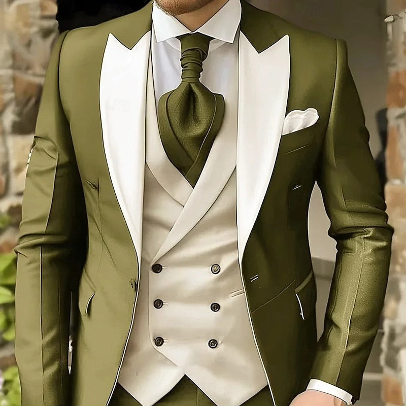 Emmett | Peaked-Lapel Three-Piece Set