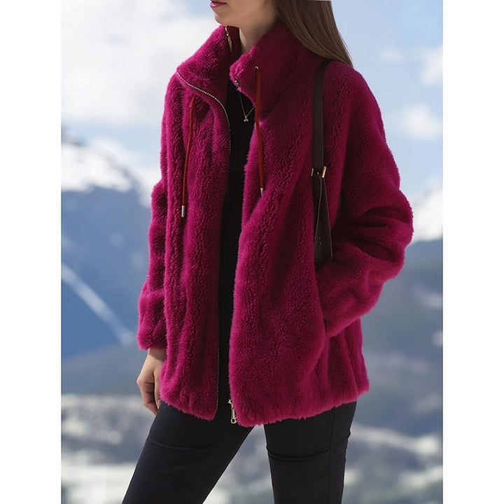Claudia | Cozy Stand-Collar Zip Jacket