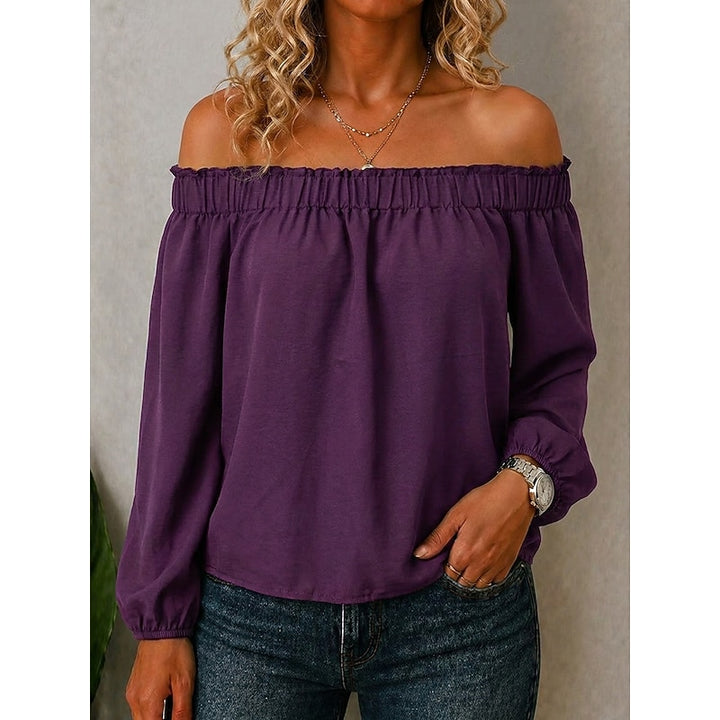 Beatrice | Off-Shoulder Long Sleeve Top