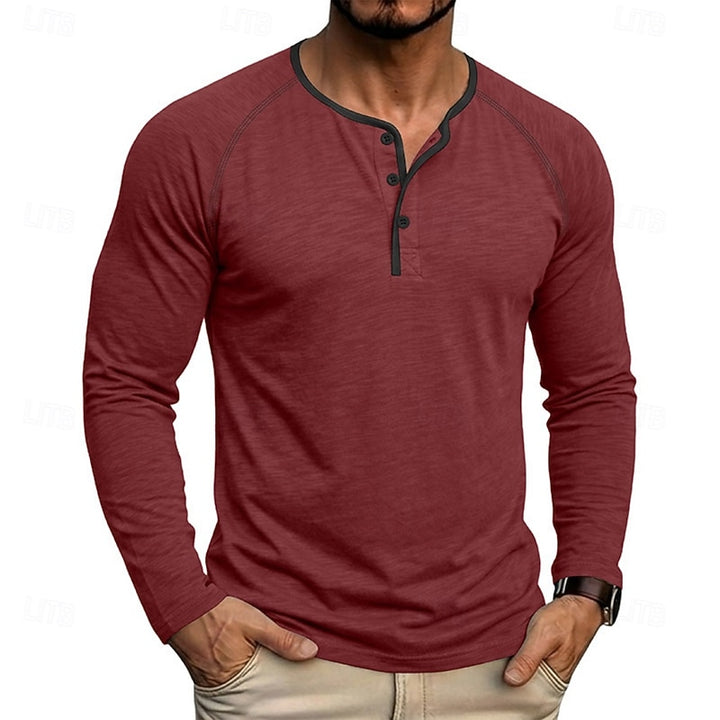 Weston | Classic Long-Sleeve Henley Shirt