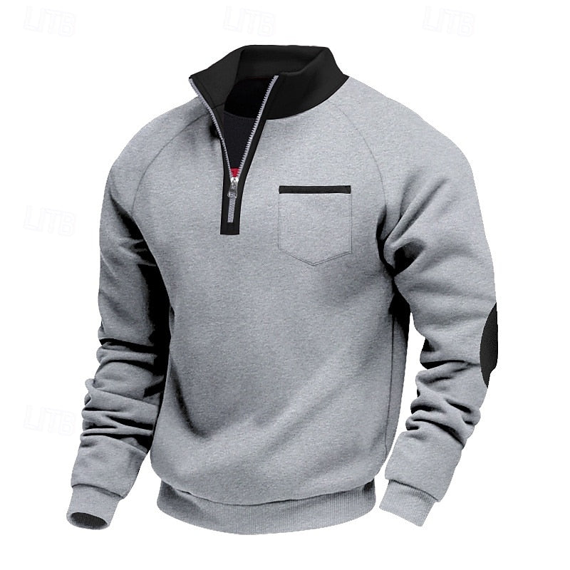 Baxter | Quarter-Zip Stand-Collar Pullover