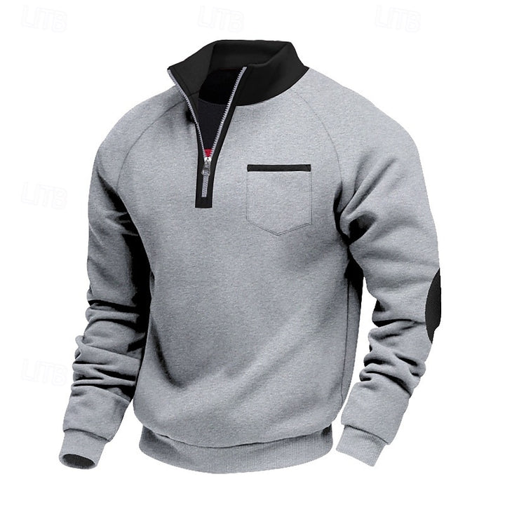 Baxter | Quarter-Zip Stand-Collar Pullover