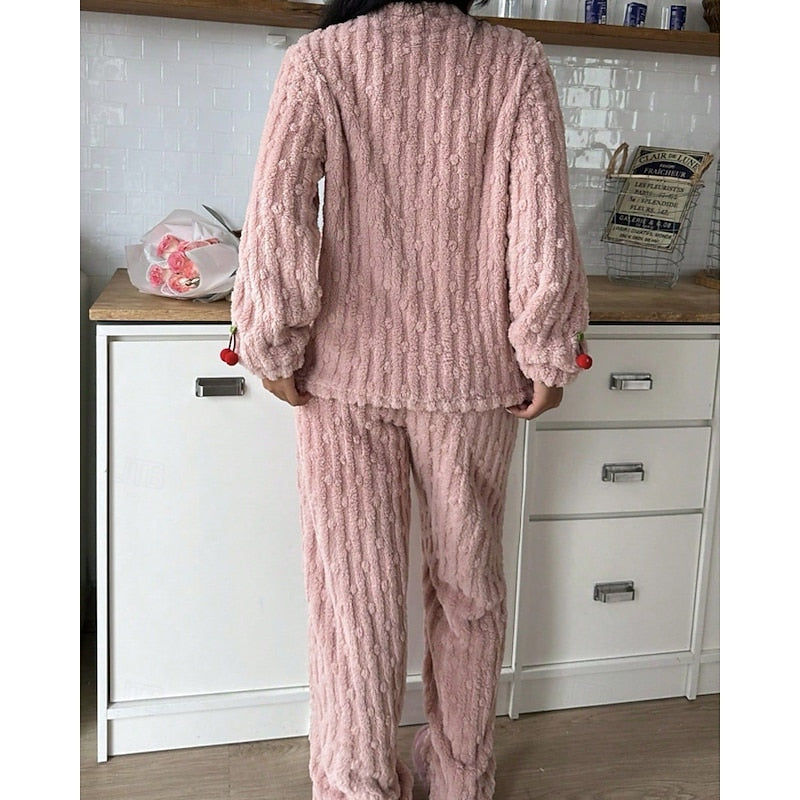 Helena | Cozy Cherry Two-Piece Set