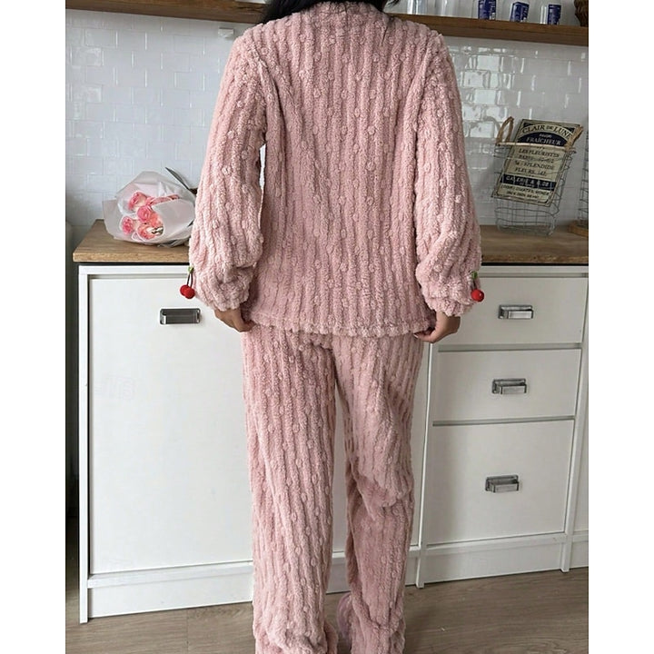 Helena | Cozy Cherry Two-Piece Set
