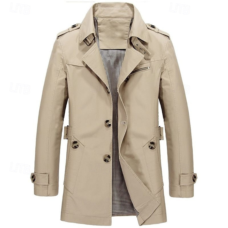 Bradford | Tailored Single-Breasted Trench Coat