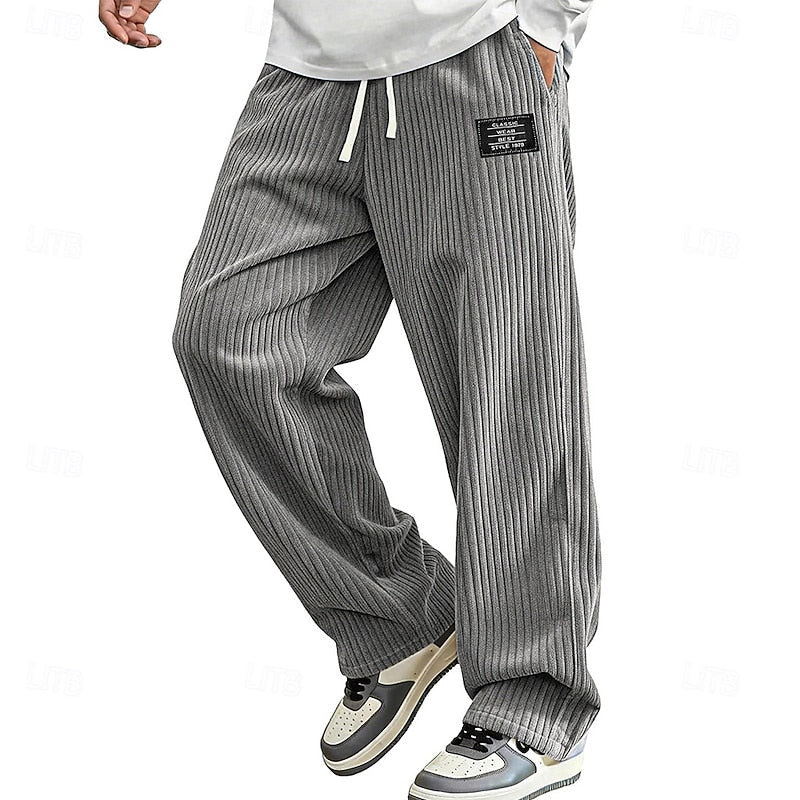 Victor | Relaxed Ribbed Comfort Pants