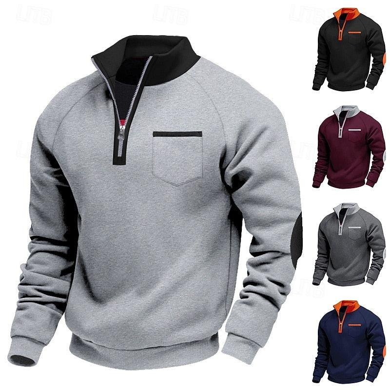 Baxter | Quarter-Zip Stand-Collar Pullover