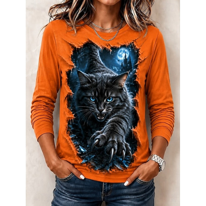 Maisie | Graphic Print Halloween Top