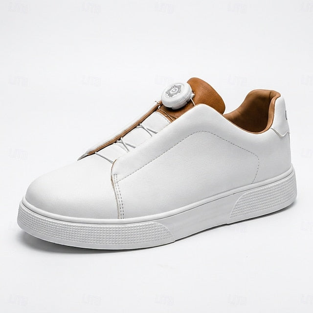 Ronald | Men's Minimalist Slip-On Leather Sneakers