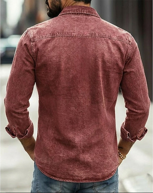 Harrison | Men's Dyed Western Long Sleeve Shirt