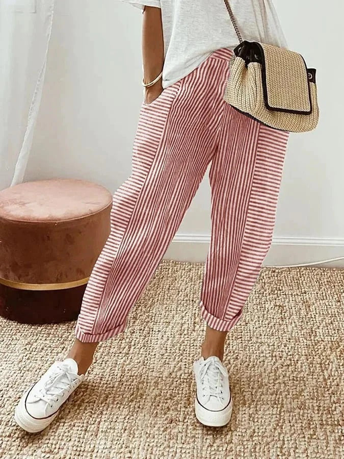 Kate | Striped Pants