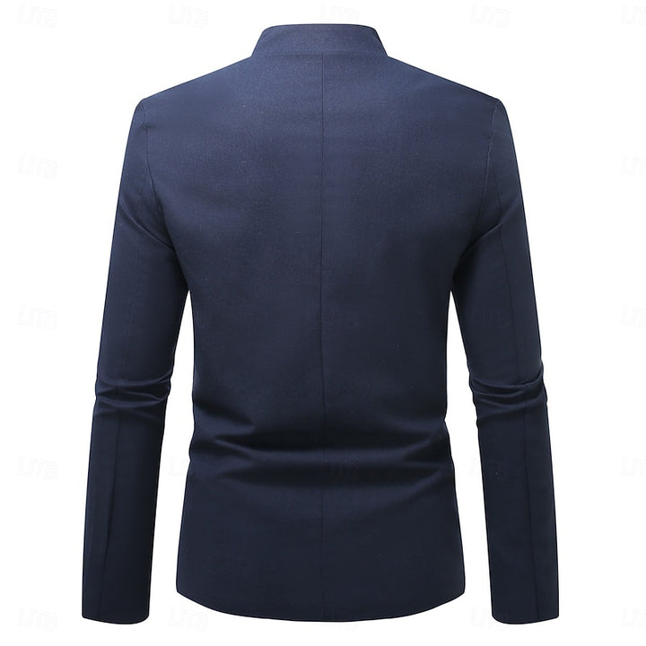 Edmund | Stand-Collar Button Jacket