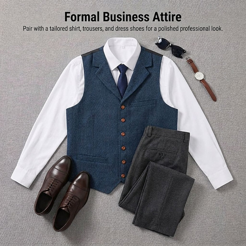 Gregory | Tailored Single-Breasted Waistcoat