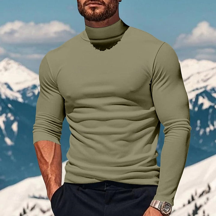 Garrett | Refined Mock Turtleneck Top