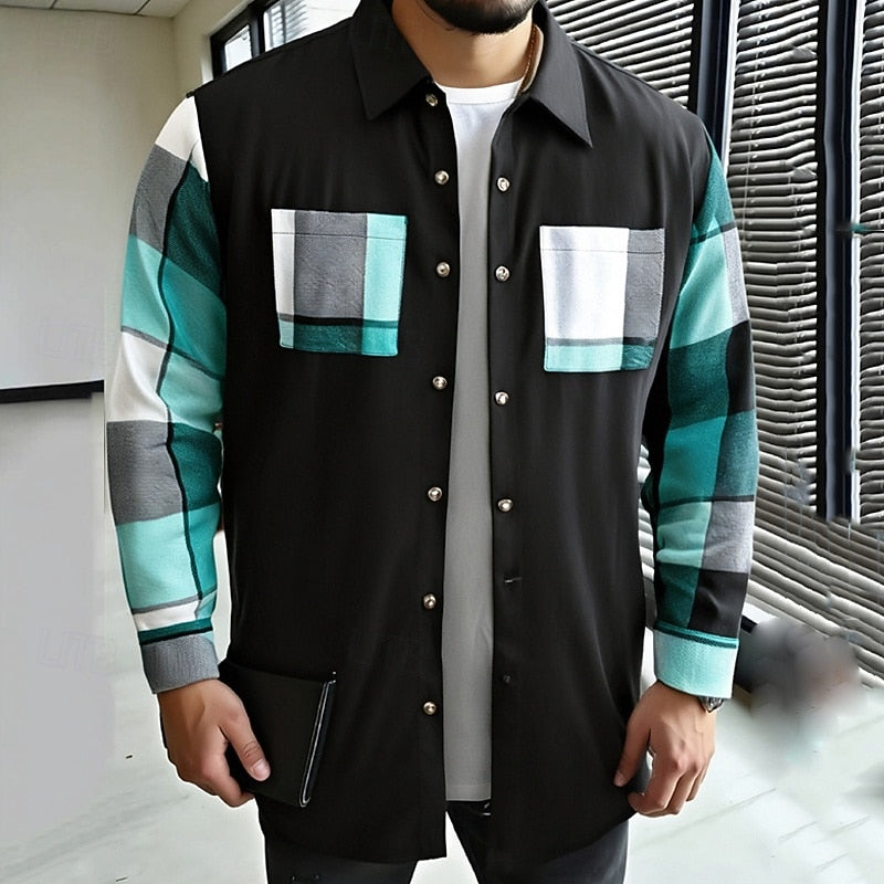 Emerson | Contrast Panel Shacket