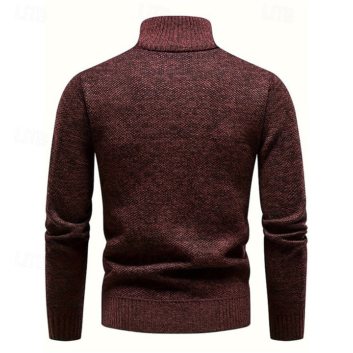 Arthur | Quarter-Zip Stand-Collar Sweater