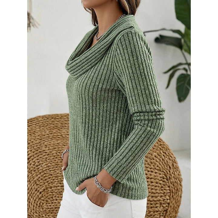 Lorelei | Cowl Neck Ribbed Sweater