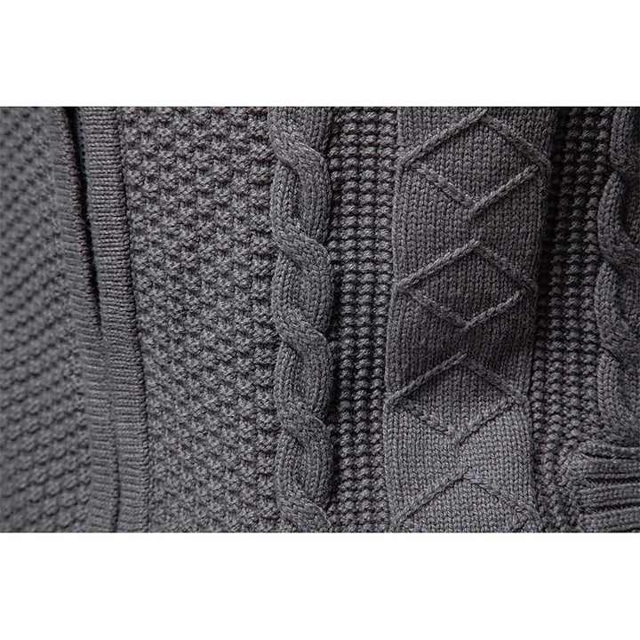 Spencer | Textured Zip-Up Cardigan