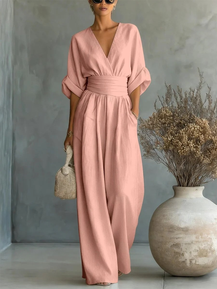 Priscilla | Elegant Wide-Leg Jumpsuit
