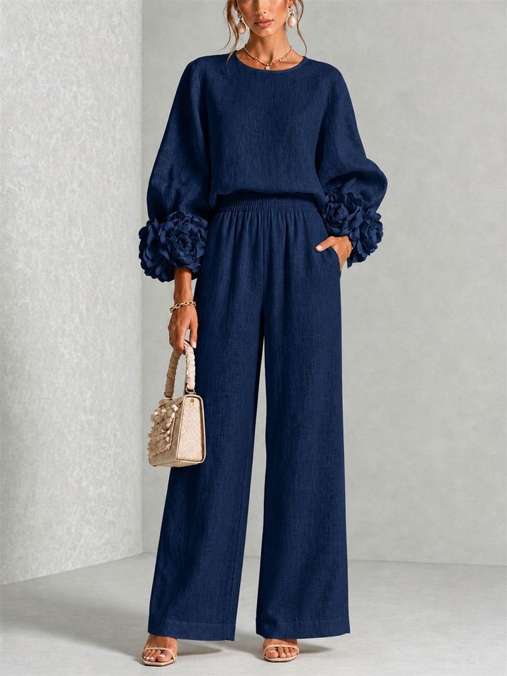 Carys | Floral Cuff Two-Piece Set