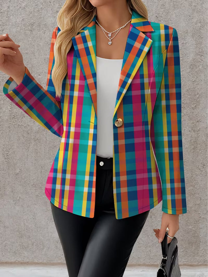 Loretta | Vibrant Checked Blazer