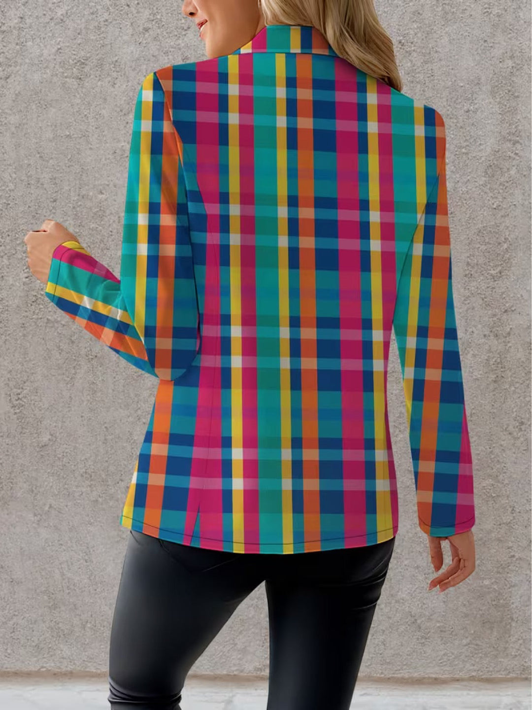 Loretta | Vibrant Checked Blazer