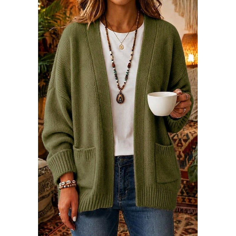 Naomi | Relaxed Open-Front Cardigan