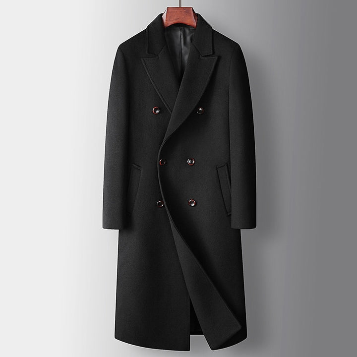 Alden | Double-Breasted Long Coat