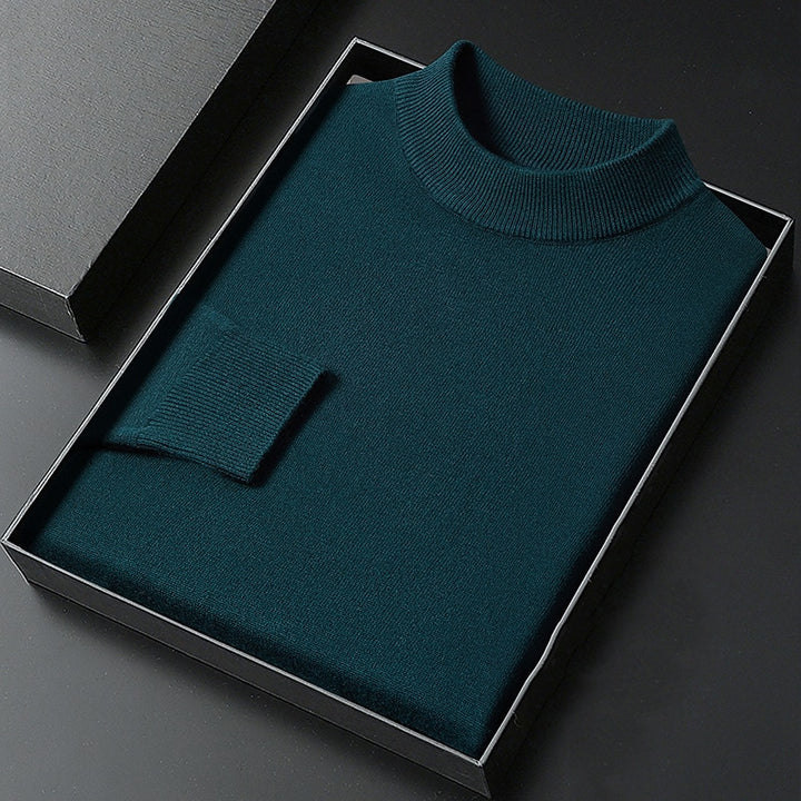 Calvin | Refined Mock Neck Sweater