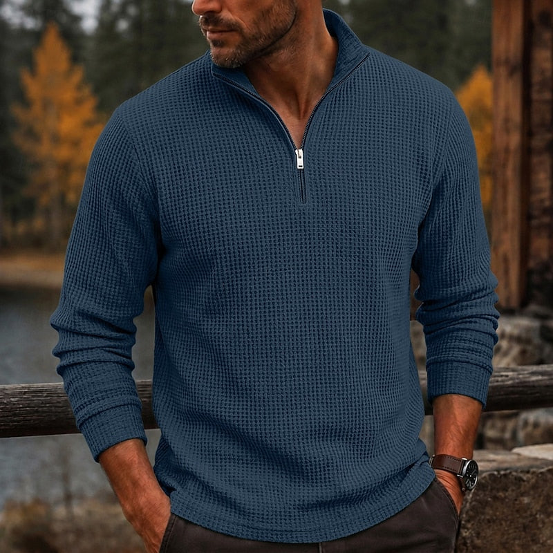 Sullivan | Textured Quarter-Zip Pullover
