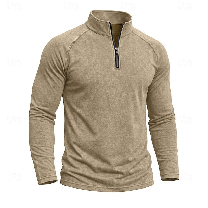 Nolan | Refined Quarter-Zip Top