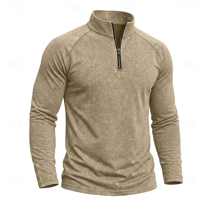 Nolan | Refined Quarter-Zip Top