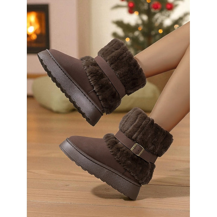 Lorna | Cozy Fur-Trimmed Winter Boots