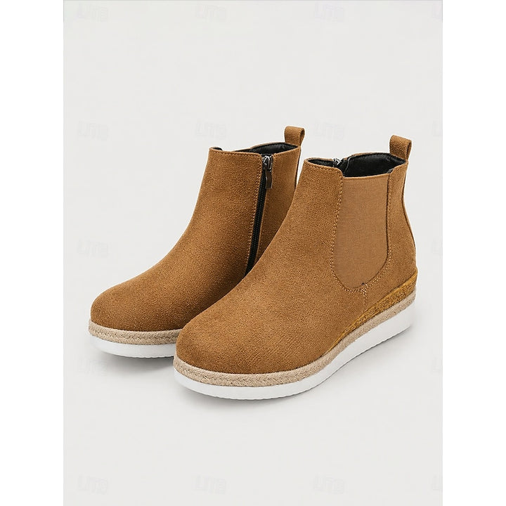 Felicity | Comfort Wedge Chelsea Ankle Boots
