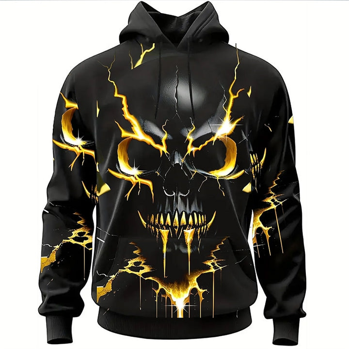 Dorian | Halloween Skull Graphic Hoodie