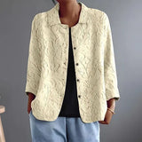 Charmaine | Textured Button-Front Jacket