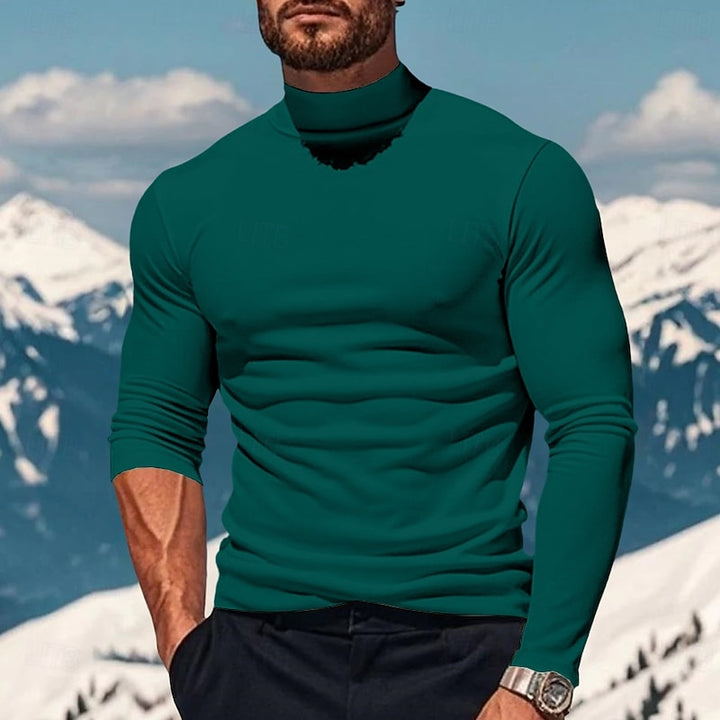 Garrett | Refined Mock Turtleneck Top