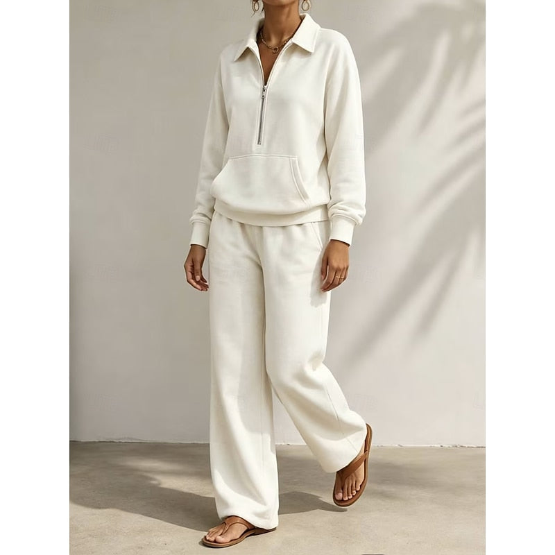 Marlow | Relaxed Half-Zip Two-Piece Set