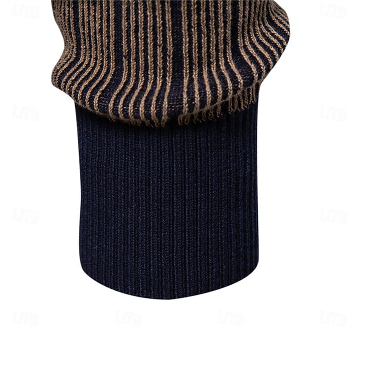 Everett | Ribbed Mock Neck Sweater