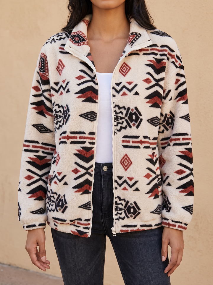 Sierra | Patterned Zip Jacket