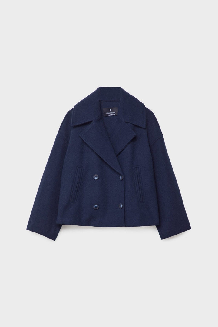 Lorraine | Cropped Double-Breasted Coat