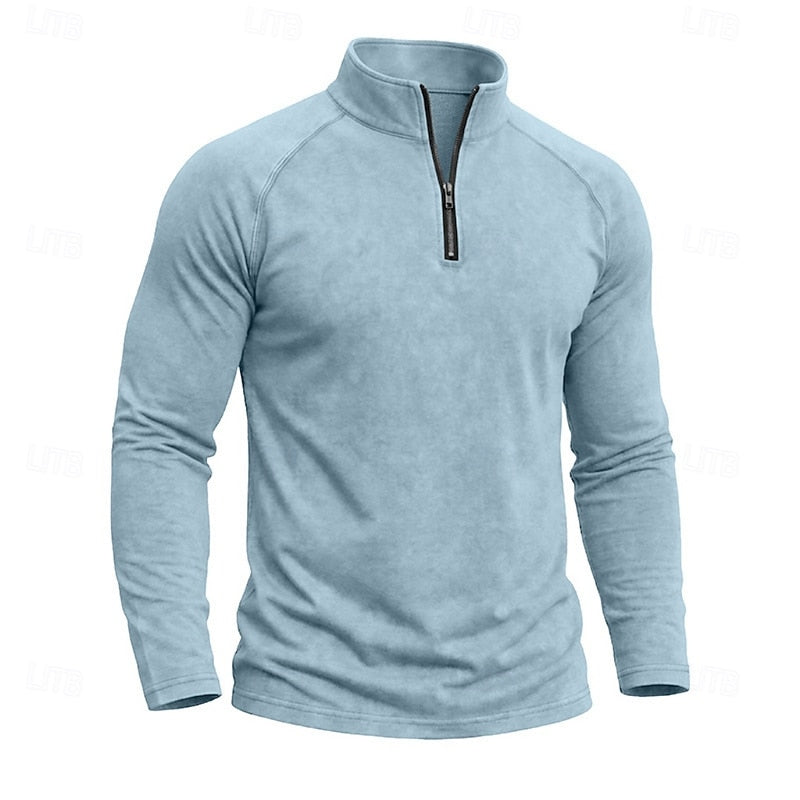 Nolan | Refined Quarter-Zip Top