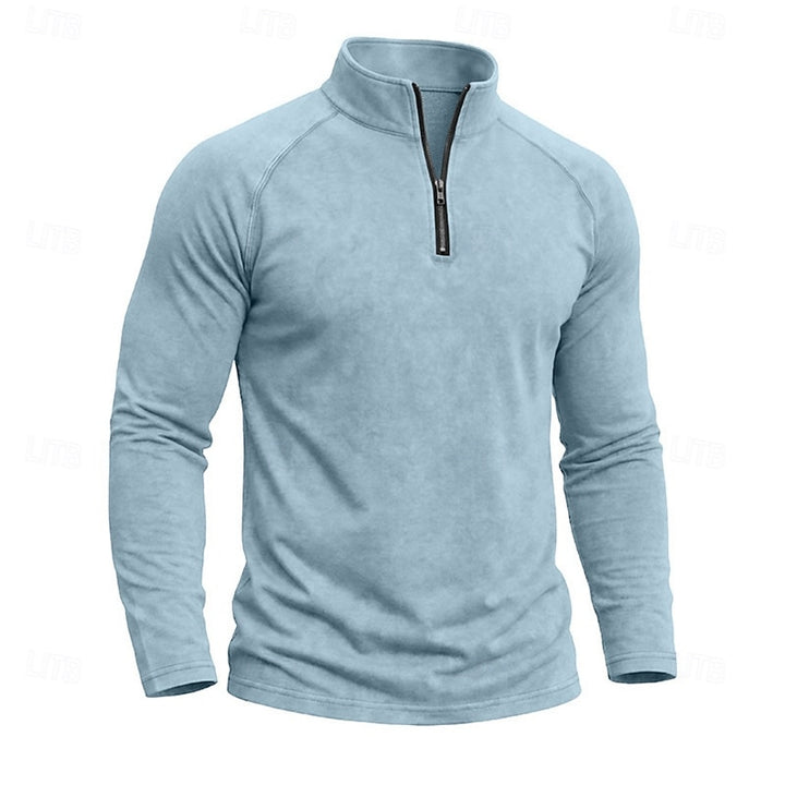 Nolan | Refined Quarter-Zip Top