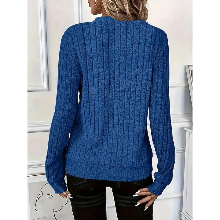 Flora | Ribbed Quarter-Zip Top