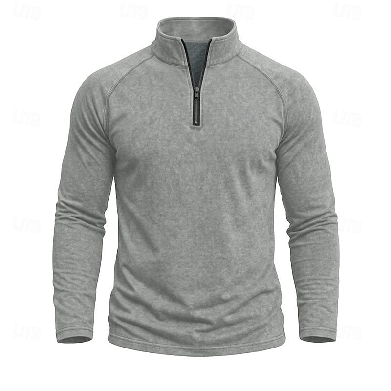 Nolan | Refined Quarter-Zip Top
