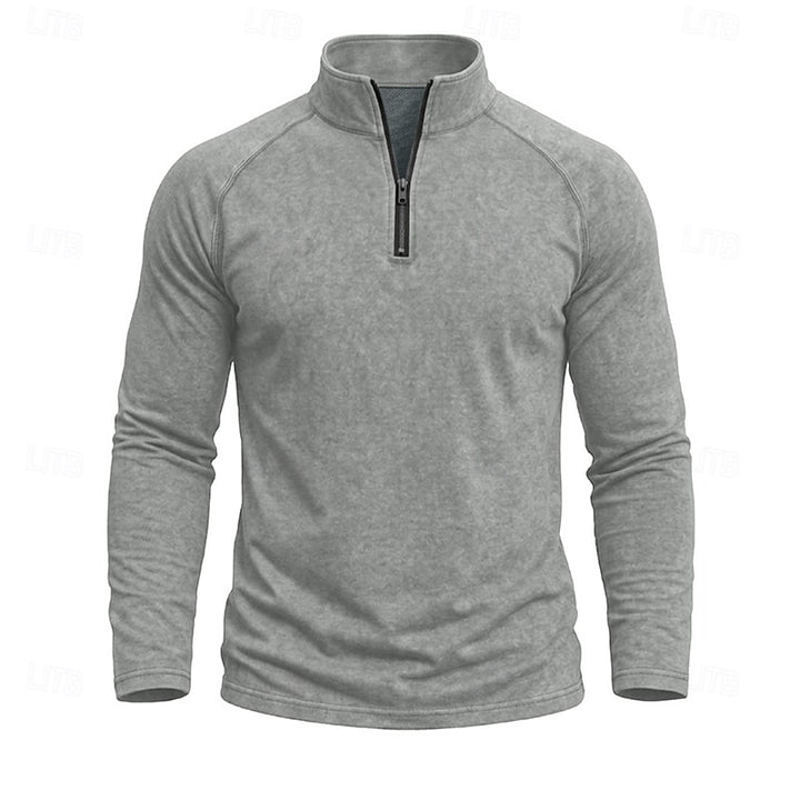 Nolan | Refined Quarter-Zip Top