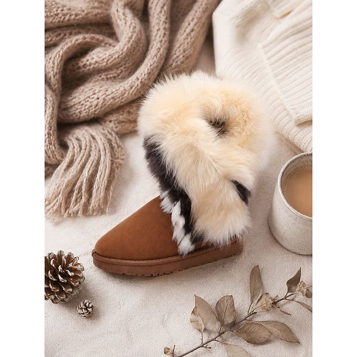 Odile | Cozy Fur-Trimmed Snow Boots